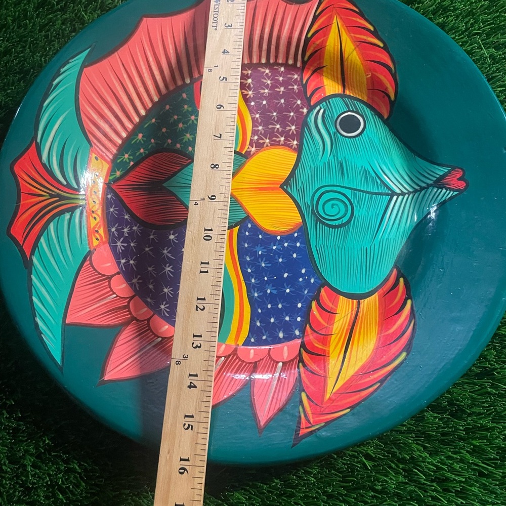 Colorful Fish Design plate decor - Picture 9 of 13